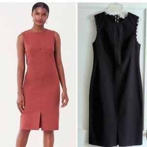 Diane von Furstenberg Elio Sheath Dress in Black Size 4 NWT